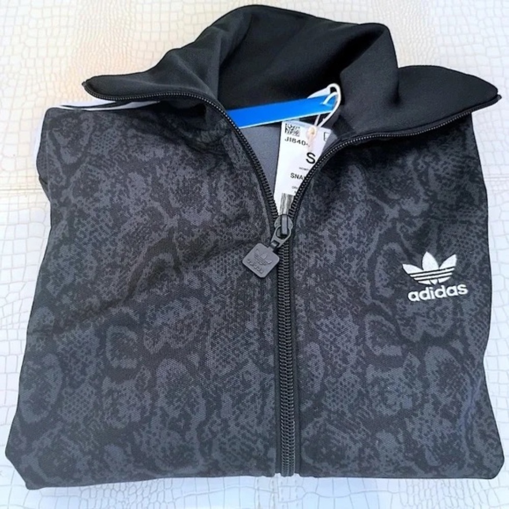 💋 ADIDAS SNAKE FIREBIRD TRACK TOP ACTIVEWEAR JACKET BLACK (S) NEW